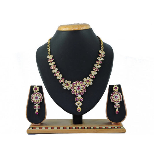 Generic Women's Alloy Necklace set (Rani) - Noble Nook