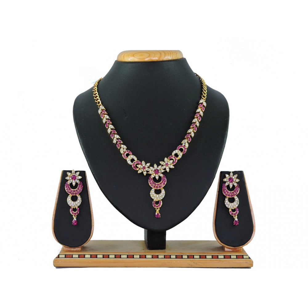 Generic Women's Alloy Necklace set (Rani) - Noble Nook