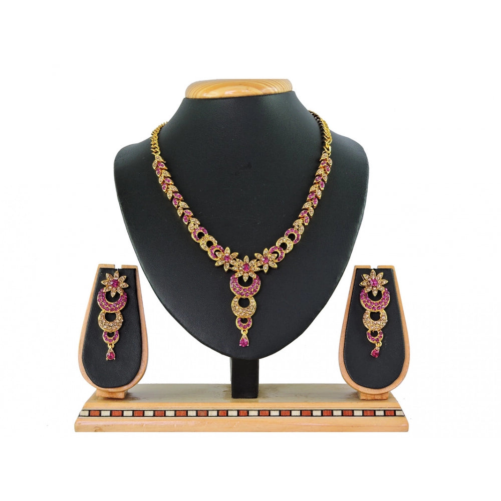 Generic Women's Alloy Necklace set (Rani) - Noble Nook