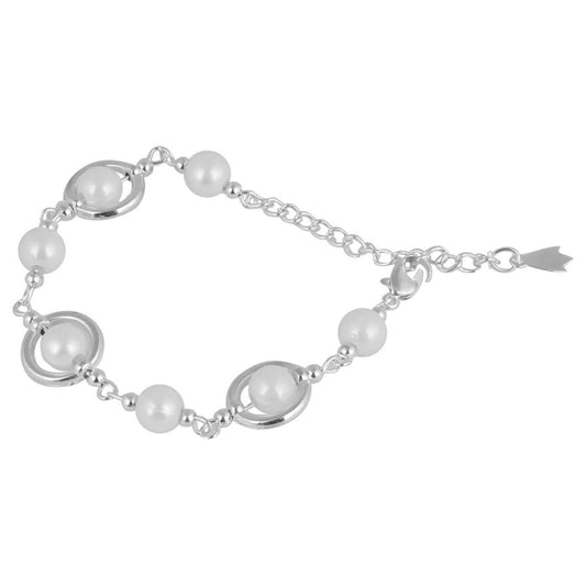 Generic Women's Alloy Bracelet-Silver - Noble Nook