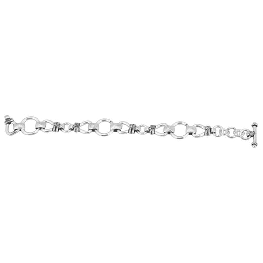 Generic Women's Silver Plated Elegant Hand Bracelet-Silver - Noble Nook