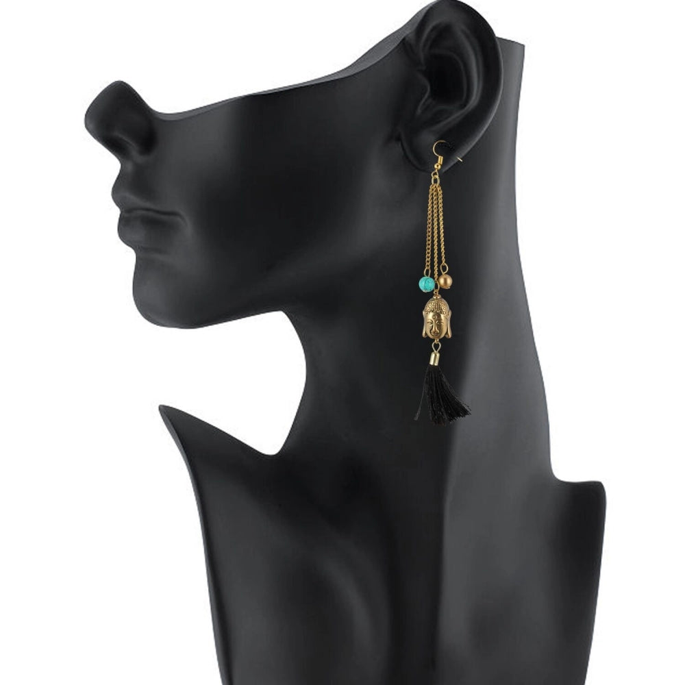 Generic Women's Golden Buddha Style Earrings-Gold - Noble Nook