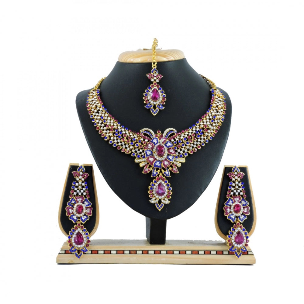 Generic Women's Alloy Necklace set (Multicolor) - Noble Nook