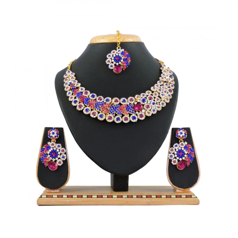 Generic Women's Alloy Necklace set (Multicolor) - Noble Nook