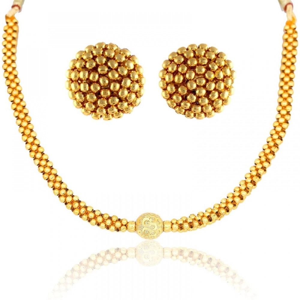 Generic Women's Short Necklace And Earing Set - Noble Nook