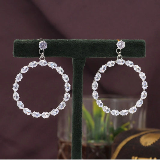 Generic Women's White Color Antique Earrings - Noble Nook