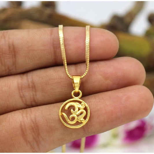 Generic Women's Gold Color Om Temple Locket - Noble Nook