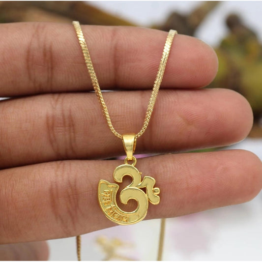 Generic Women's Gold Color Om Temple Locket - Noble Nook